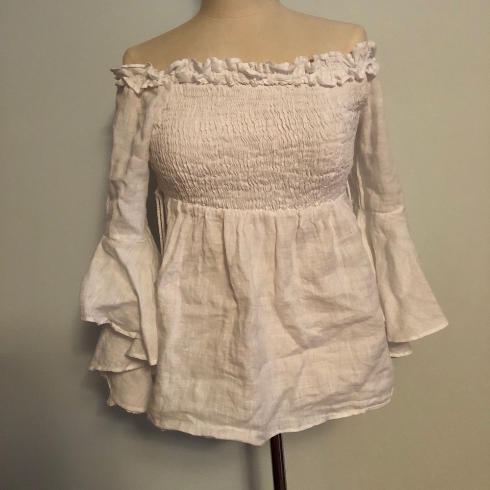 flowy off the shoulder top